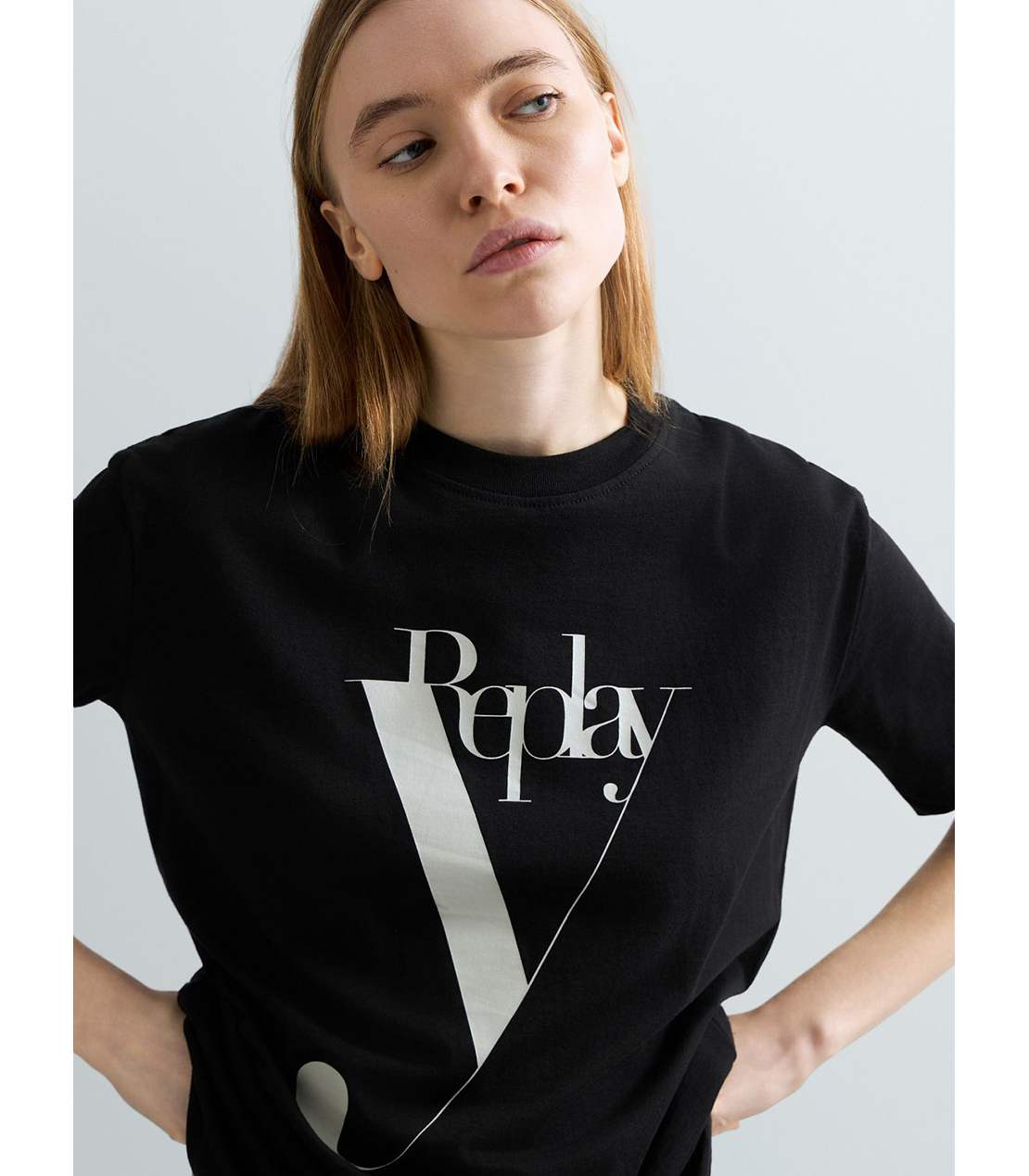 コットンジャージーY Tシャツ 詳細画像 ブラック 5